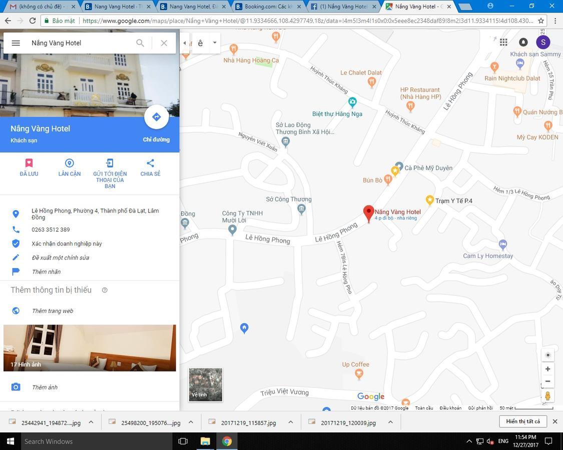 Nang Vang Hotel Da Lat Exterior foto